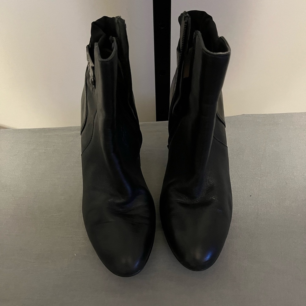 Anne Klein Classic Black Ankle Boots
